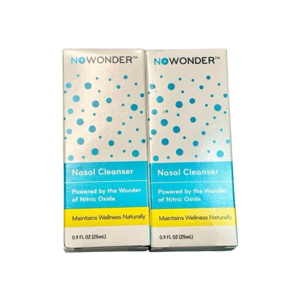 2 pack NoWonder Nasal Cleanser- 0.9 fl oz | Nitric Oxide Producing Nasal Wellnes